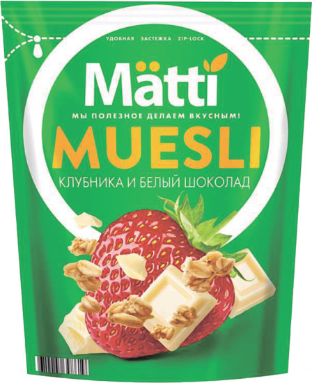 Мюсли «Клубника и белый шоколад»