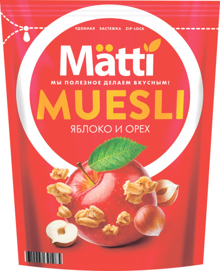 Мюсли «Орех и яблоко»