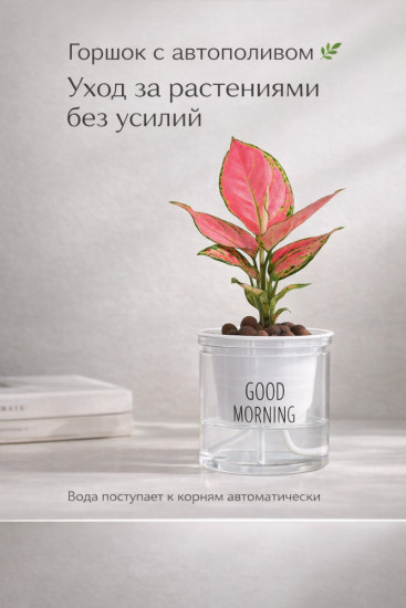 Горшок для цветов  «Good Morning»