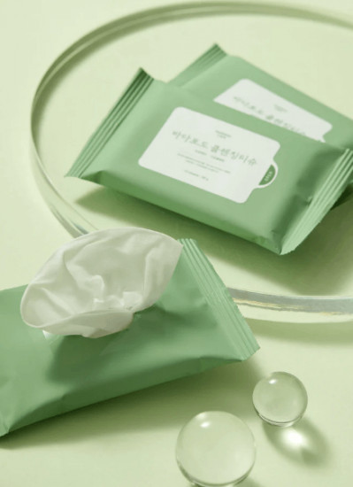 Очищающие салфетки для снятия макияжа и сужения пор «Sea Grape Cleansing Tissue»