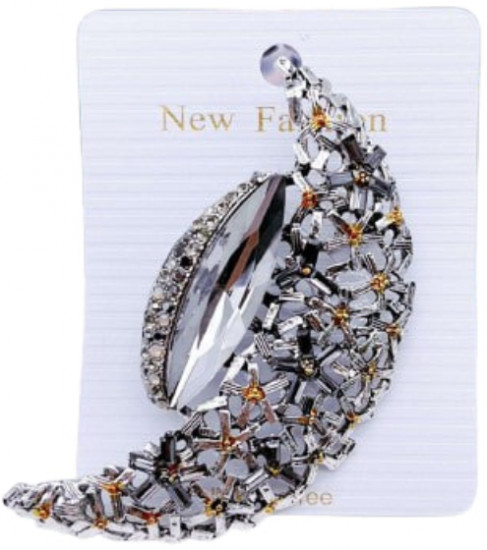 Брошь Tuimedaq бижутерный сплав c кристаллом