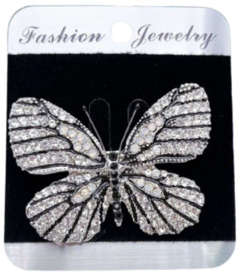 Брошь Tuimedaq бижутерный сплав c кристаллом