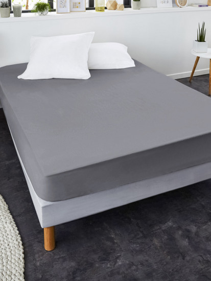 Простыня на резинке «Пепел»