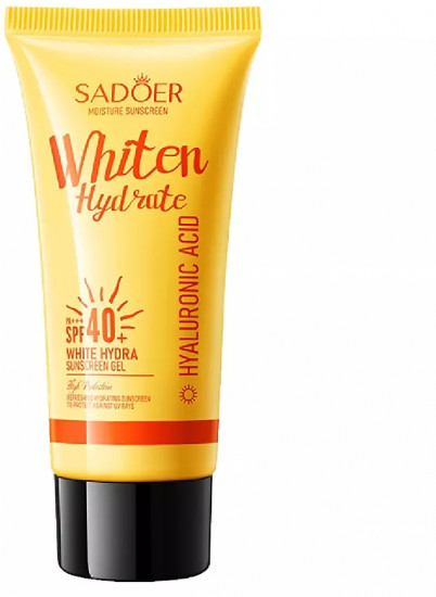 Гель осветляющий солнцезащитный с гиалуроновой кислотой SPF40+