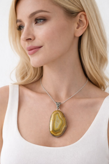 Подвес с агатом «Sahara»