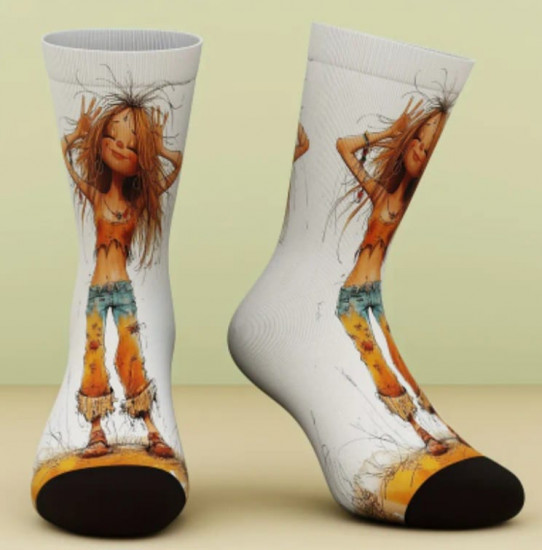 Носки с арт-принтом 6