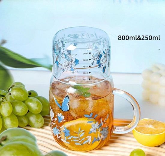 Набор 2 в 1 «Мерный стакан со стаканом-крышкой»