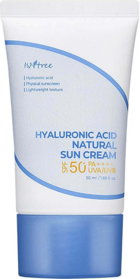 Минеральный солнцезащитный крем «Hyaluronic Acid Natural Sun Cream» SPF 50+