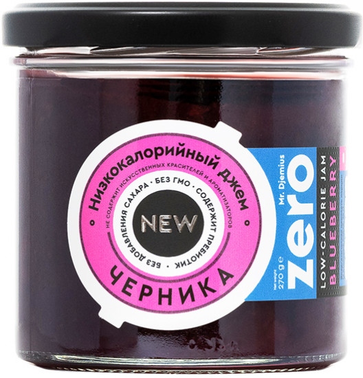Джем низкокаллорийный «Черника»