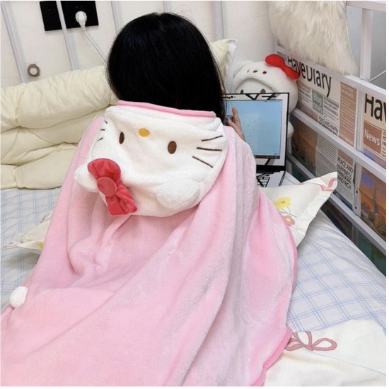 Полотенце-плед «Hello Kitty»