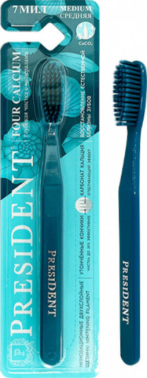 Зубная щётка «Four Calcium medium»