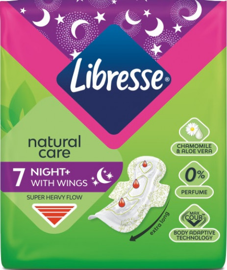 Гигиенические прокладки «Natural Care Maxi Goodnight»