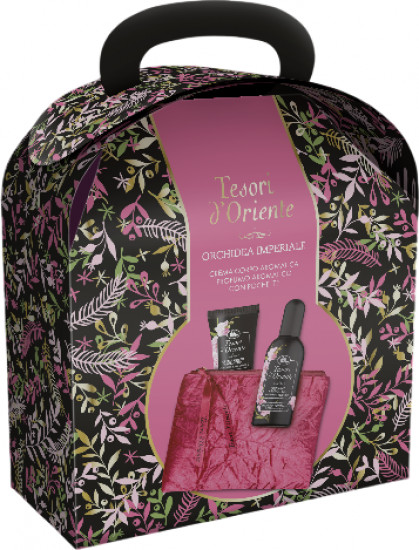 Подарочный набор с косметичкой «Орхидея»