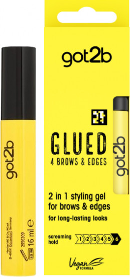 Гель для бровей «Glued 4 Brows & Edges», оттенок Прозрачный