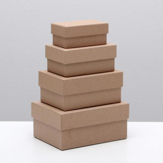 Набор коробок «Крафт однотонный»