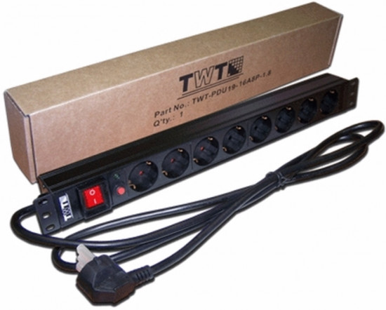 Сетевой фильтр Lanmaster TWT-PDU19-16A8P-3.0