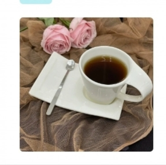 Чайная пара с ложкой