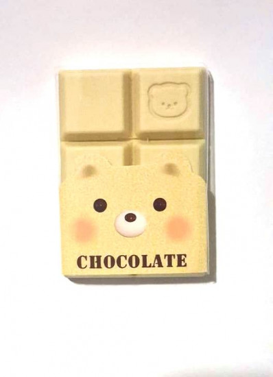 Ластик в форме шоколада
