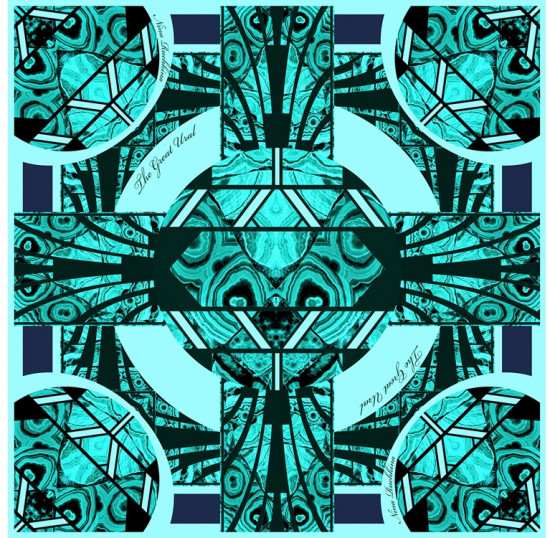 Платок «Малахитовая шкатулка»