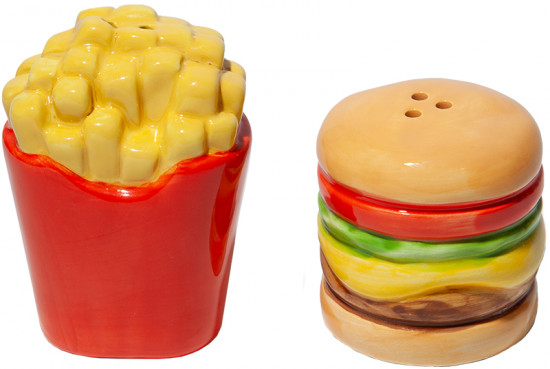 Набор из солонки и перечницы «Burger & F»