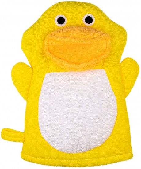 Мочалка-варежка «Утенок»