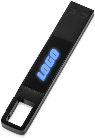 Флеш-накопитель USB c подсветкой логотипа «Hook LED»