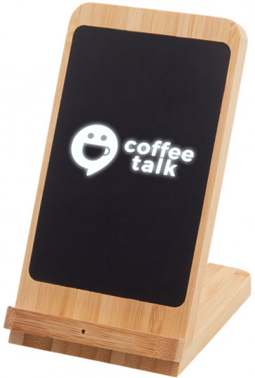 Устройство зарядное беспроводноес подсветкой лого «Reedia S4»