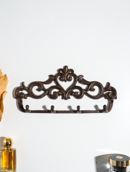 Крючки декоративные «Сердце с узорами» 