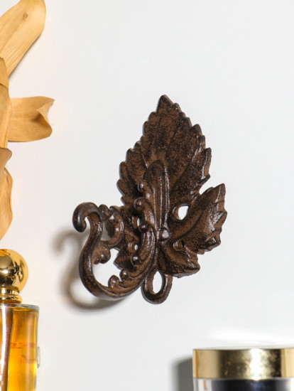 Крючок декоративный «Виноградный лист»