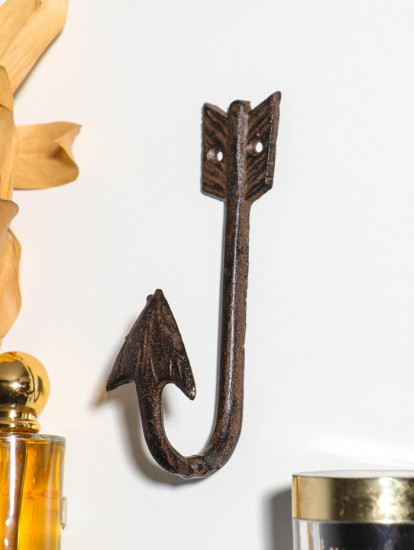 Крючок декоративный «Изогнутая стрела»