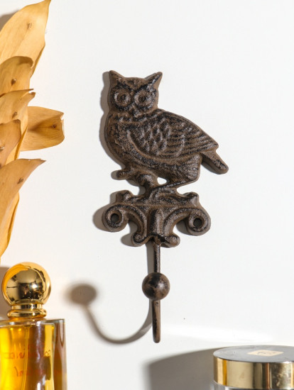 Крючок декоративный «Сова на ветке»