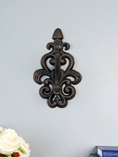 Настенный крючок декоративный «Растительный вензель»