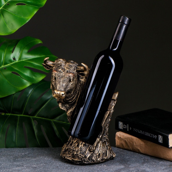 Подставка для бутылки «Бык»