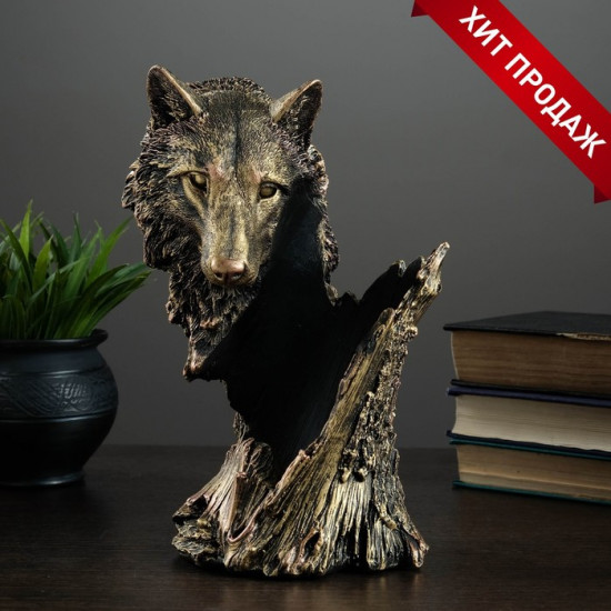 Подставка для бутылки «Волк»