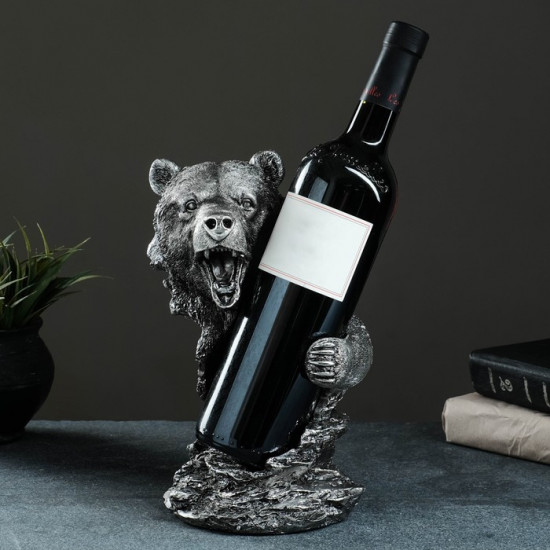 Подставка для бутылки «Медведь»