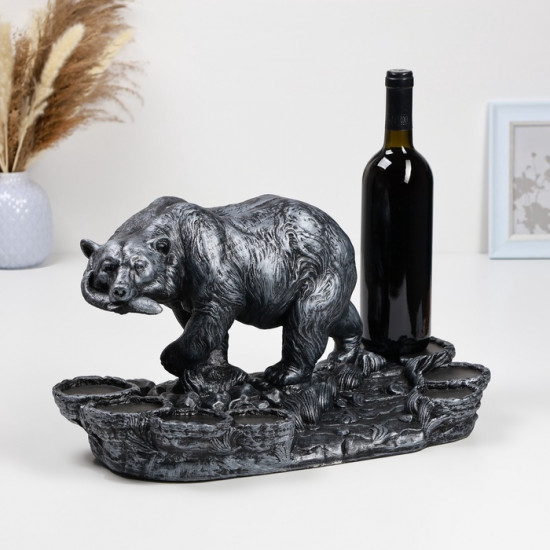 Подставка для бутылки «Медведь»