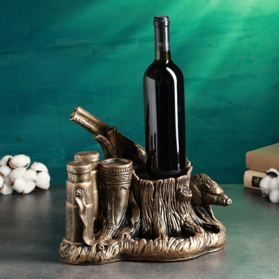 Подставка для бутылки «Охота» 