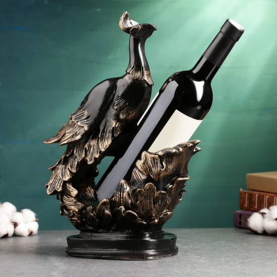 Подставка для бутылки «Павлин»