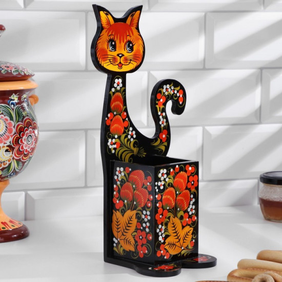 Подставка для ложек «Котик»
