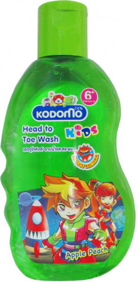 Шампунь-гель для волос и тела детский Apple Peach «От макушки до пяточек. Яблочно-персиковый»