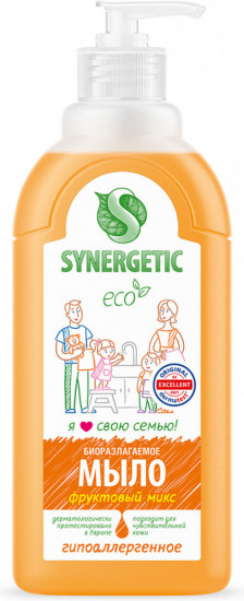 Мыло жидкое гипоалергенное «Фруктовый микс»
