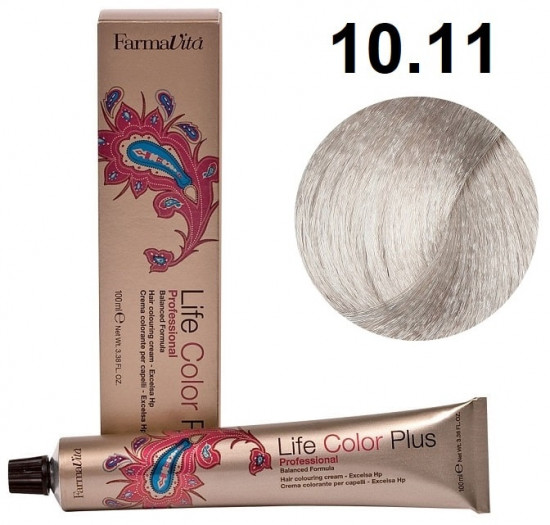 Краситель для волос «Life Color Plus», оттенок 10.11 платиновый блондин интенсивно пепельный