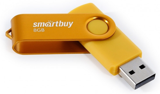 USB-накопитель Smartbuy 8GB Twist Yellow