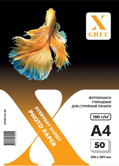 Фотобумага глянцевая X-Gree E7190-A4-50