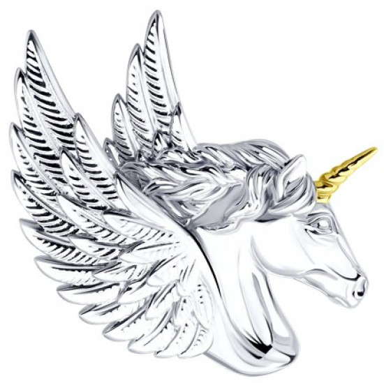 Брошь из серебра