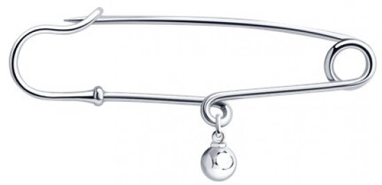 Брошь из серебра