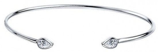 Браслет из серебра с фианитами