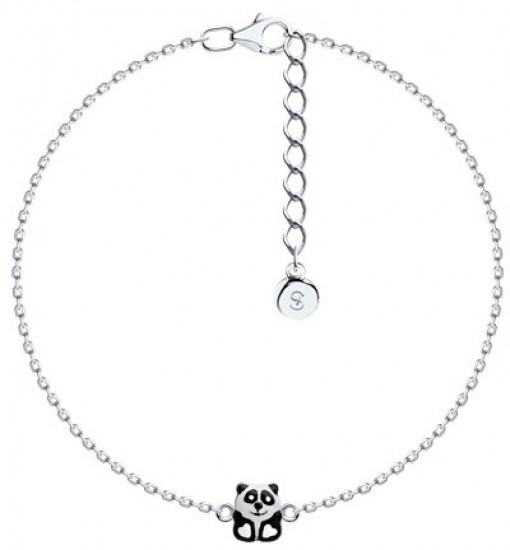 Браслет из серебра с эмалью