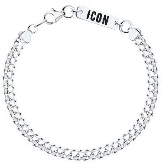 Браслет из серебра с эмалью