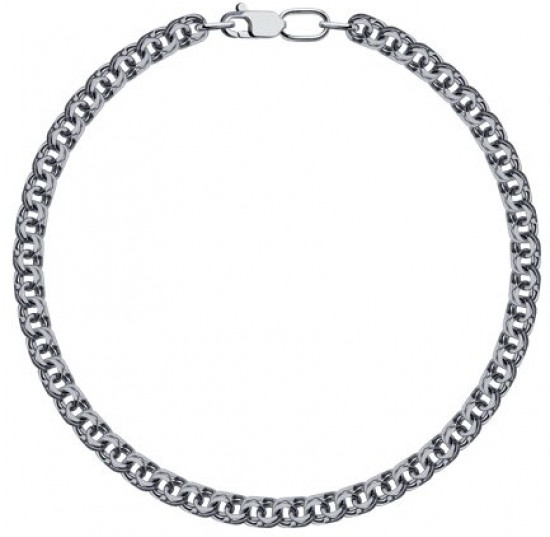 Браслет из серебра с алмазной гранью